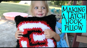 How to Make a Latch Hook Pillow