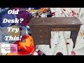 Transforming an Old Desk into Industrial Glam | DIY Desk Makeover