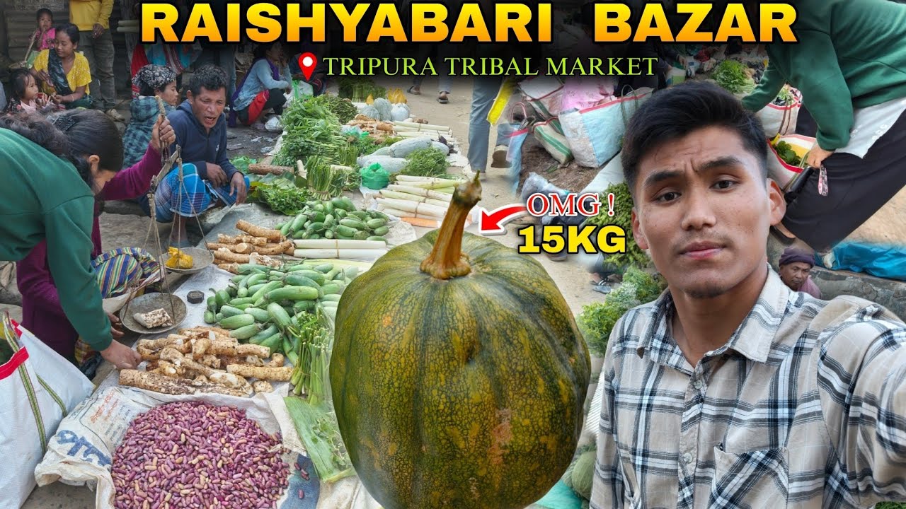 Tripura Tribal Market RAISHYABARI BAZAR Near Bangladesh Border 