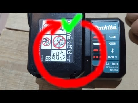 Видео: How I Fixed My Faulty Makita Battery | Перепаковка Makita BL1413G