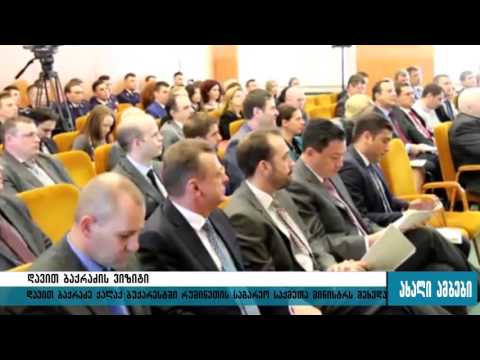 დავით ბაქრაძის ორმხრივი შეხვედრები რუმინეთში 22.10.2015