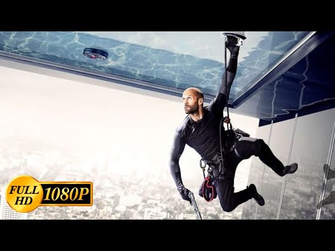 Jason Statham destroys a swimming pool and kills a drug lord / Mechanic: Resurrection (2016)