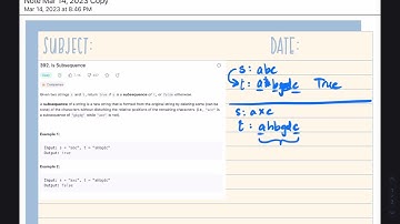 Leetcode 392 Is Subsequence Python Explained