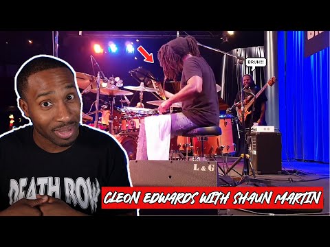 KB Reacts to Cleon Edwards Drum Solo with Shaun Martin Three O