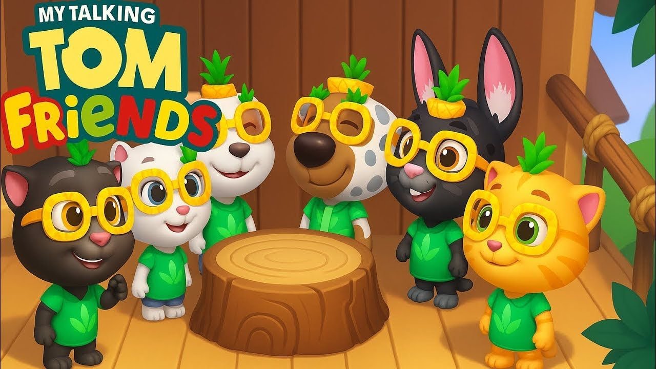 😋Hungry Friends! 🥟 My Talking TomFriends Gameplay (Lunar New Year Edition)