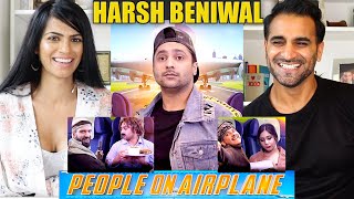 PEOPLE ON AIRPLANE | Harsh Beniwal REACTION!!!