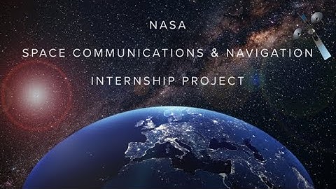 SCaN Internship Project (SIP)