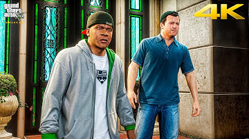 GTA 5 Enhanced Edition Walkthrough Gameplay Part 2 - Realistic ULTRA Graphics PC [4K 60FPS]