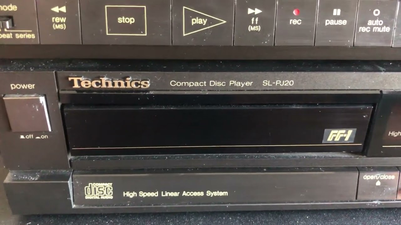 Technics SL-PJ20, Compact Disc Player, vintage HiFi‬