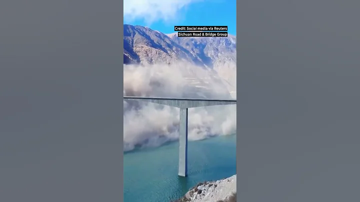 China’s Hongqi bridge collapses following landslide