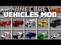 Minecraft EXTREME VEHICLES MOD / DRIVE AROUND IN SWAT CARS AND FIRE ENGINES!! Minecraft