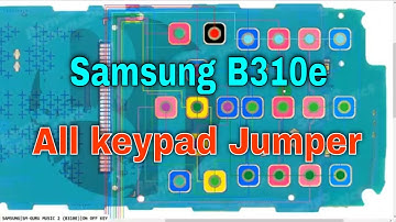 Samsung B310e All keypad Jumper Solution | B310e Power key Not Working ways