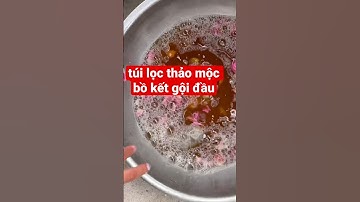 Túi lọc gội đầu bồ kết trị rụng tóc cực kì hiệu quả