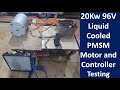 20kw 96v liquid cooled pmsm motor and controller set  20kw pmsm motor and controller  20kw pmsm