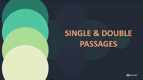 TOEIC Reading - Single & Double Passages