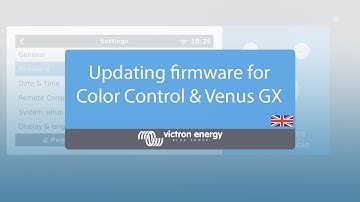 Updating Firmware for Color Control & Venus GX