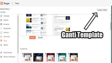 10# Cara mengganti template/tema blogger secara lengkap