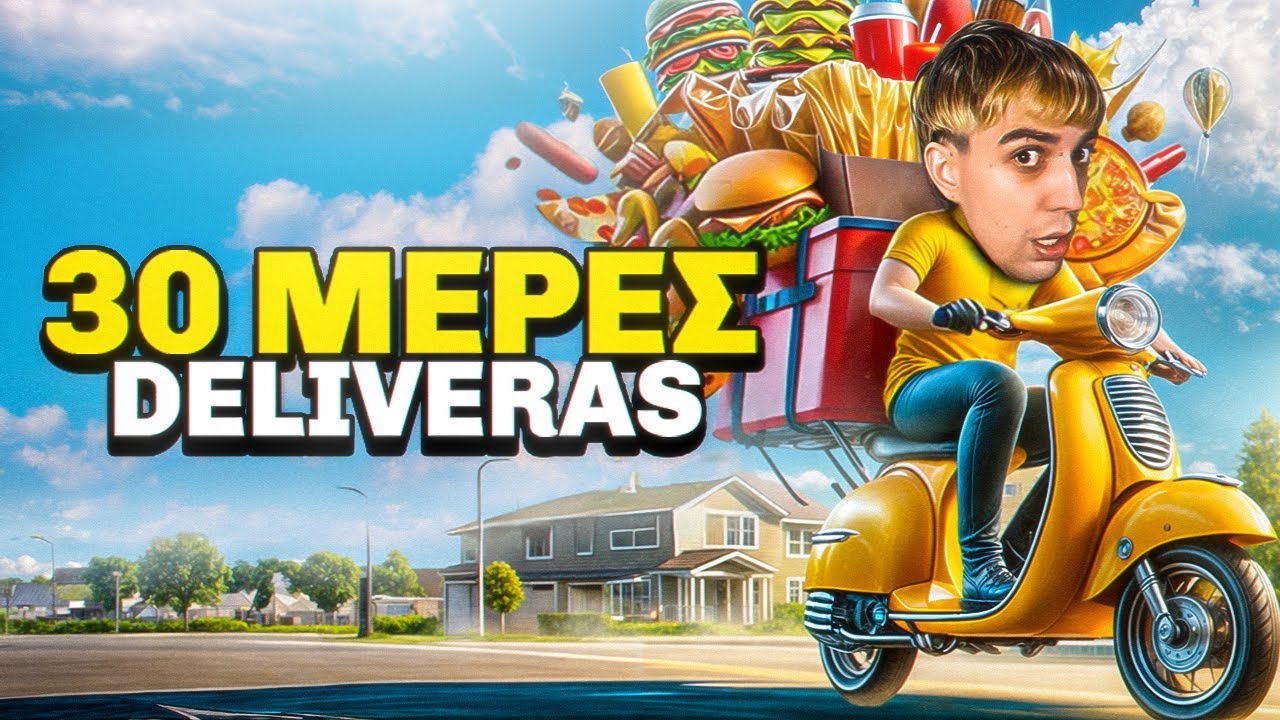 Δούλεψα 30 ΜΕΡΕΣ σαν ΝΤΕΛΙΒΕΡΑΣ