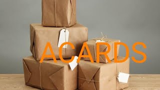 Распаковка заказа открыток ACARDS // Postcrossing