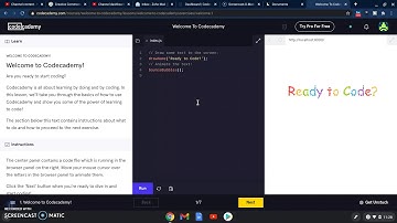 Codecademy Basics - Welcome to Codecademy - 1-2