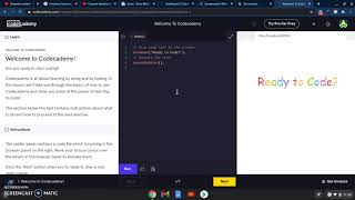 Codecademy Basics - Welcome to Codecademy - 1-2