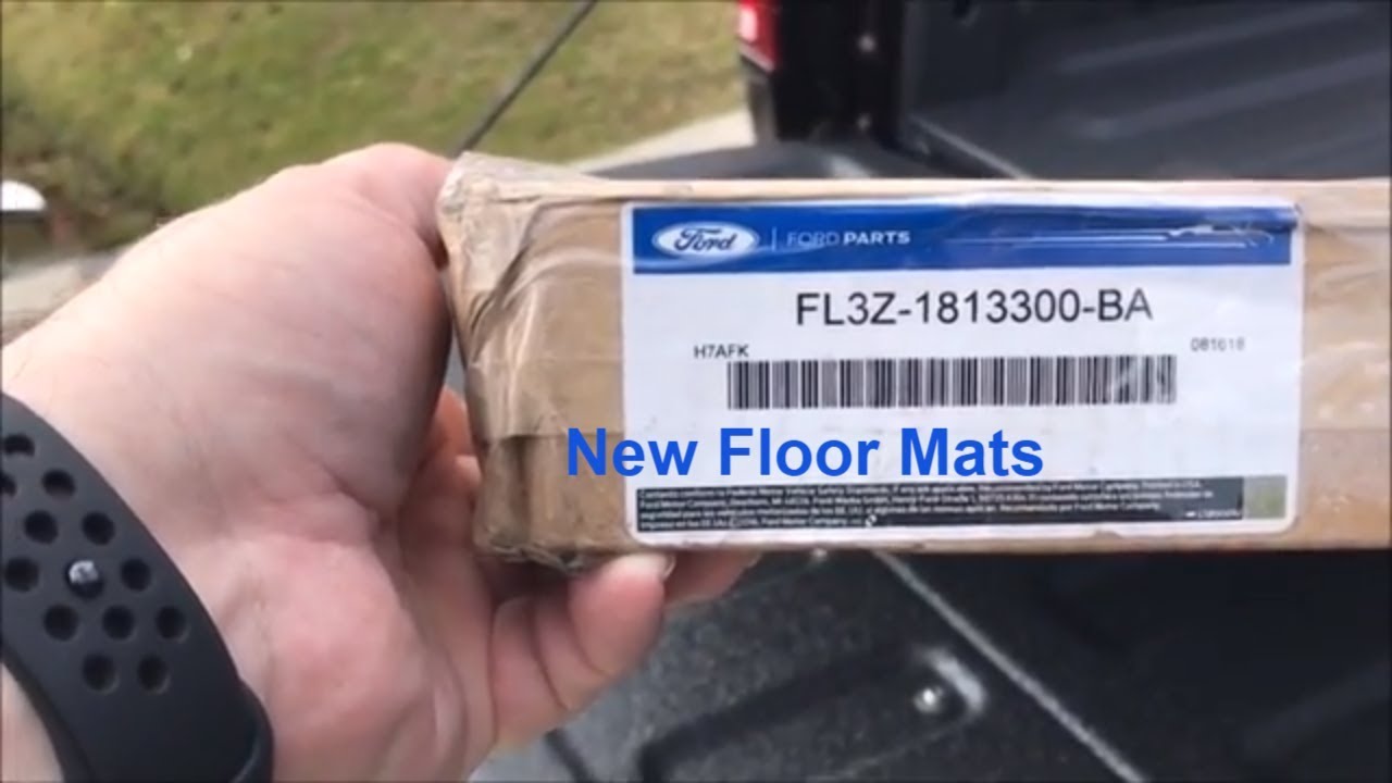 2015 2018 Ford F 150 Oem Ford Rubber Floor Mat Install Youtube