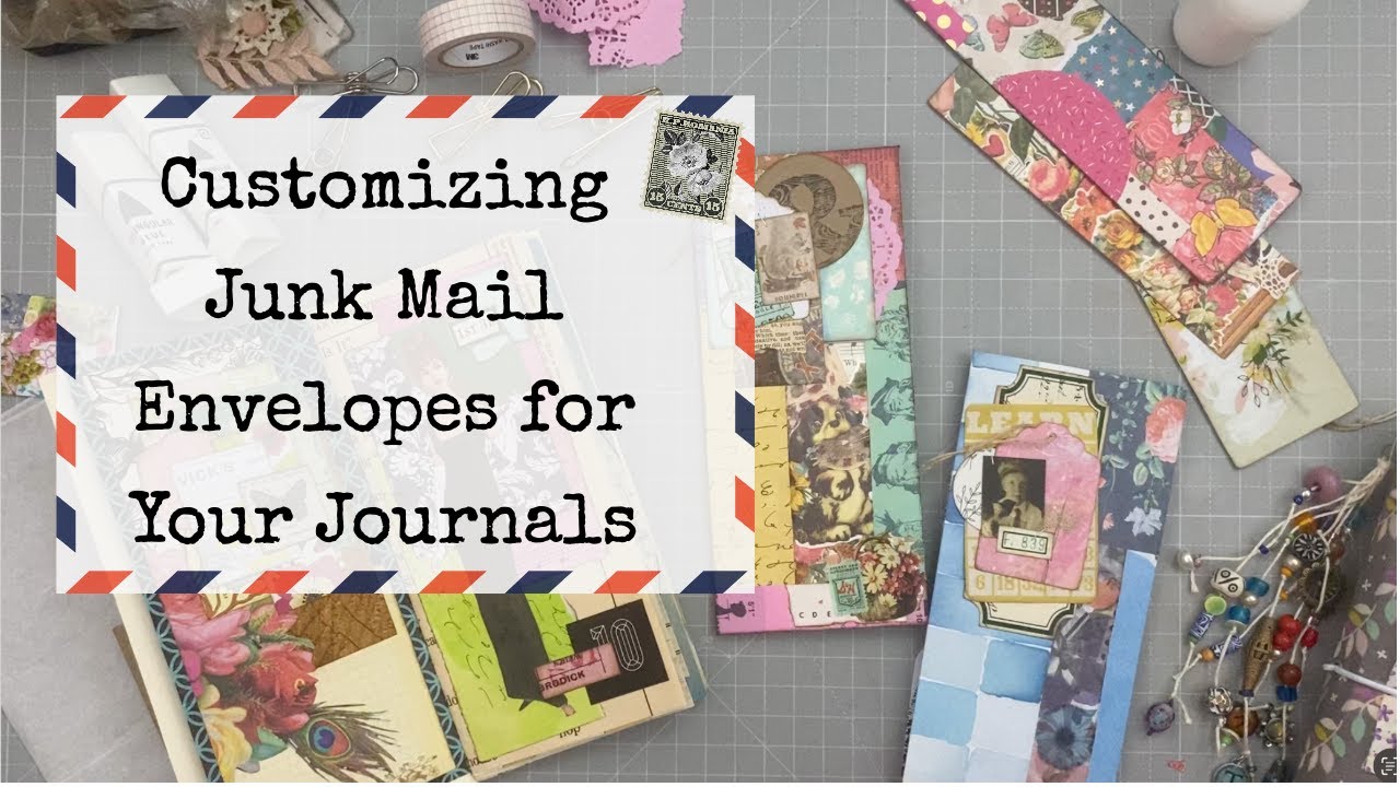 Making Custom Envelopes For Your Journal From Junk Mail