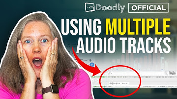 How to ADD Multiple AUDIO Tracks in DOODLY | Doodly Tutorial