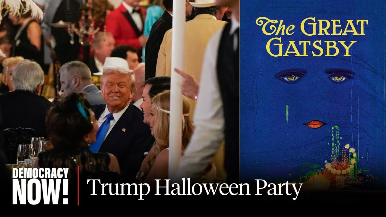 Trump Throws "Great Gatsby" Party at Mar-a-Lago as Food Stamps End for Millions