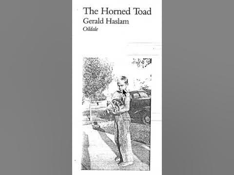"The Horned Toad" by Gerald Haslam Audio Reading Part 1 - YouTube