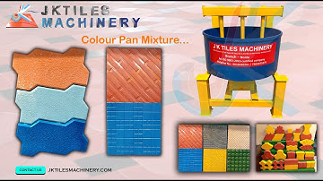 COLOUR PAN MIXTURE MACHINE | Top Layer Color Mixer Machine Paver Block Pan Mixer | IN GUWAHATI