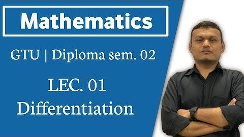 Differentiation & it