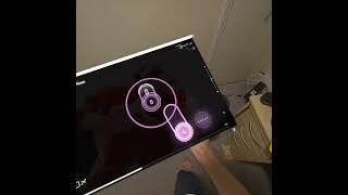 playing OSU in XR using stardust XR + WiVRn on linux. additional bonus POV of petting a cat.