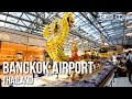 Bangkok Suvarnabhumi International Airport - 🇹🇭 Thailand - 4K Walking Tour