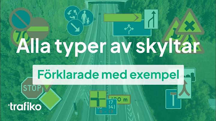 Lär dig alla typer av skyltar på 12 min