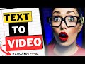 text to video with Kapwing.com, Ai text to video, ai video, ai video, #ai , #xenzia