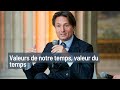 Axel dumas  valeurs de notre temps valeur du temps  cdlr22