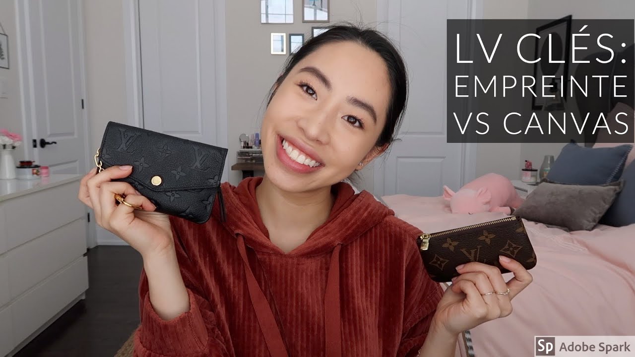 LV Clés: Empreinte vs Canvas 