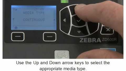 Zebra ZD500 Series: How-to Use the LCD Control Panel
