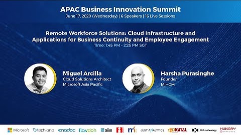 Remote Workforce: Cloud Infrastructure & Applications for Business Continuity & Employee Engagement