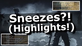 Sneezes - Ghosts: Throwing Knife Feeding Highlights & Funny Moments! - W/ 2 Clips!
