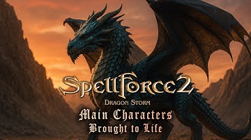 Spellforce 2 Dragon Storm Main Characters - Realistic AI Generation