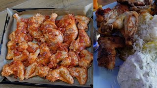 اطيب اجنحة دجاج بالفرن..The best chicken wings in the oven