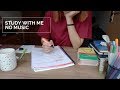 study with me I Müziksiz