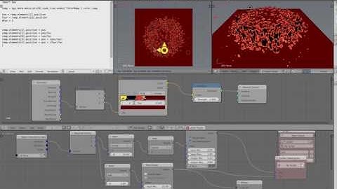 [Blender] Animation Node - Color Ramp - Scientific Visualization