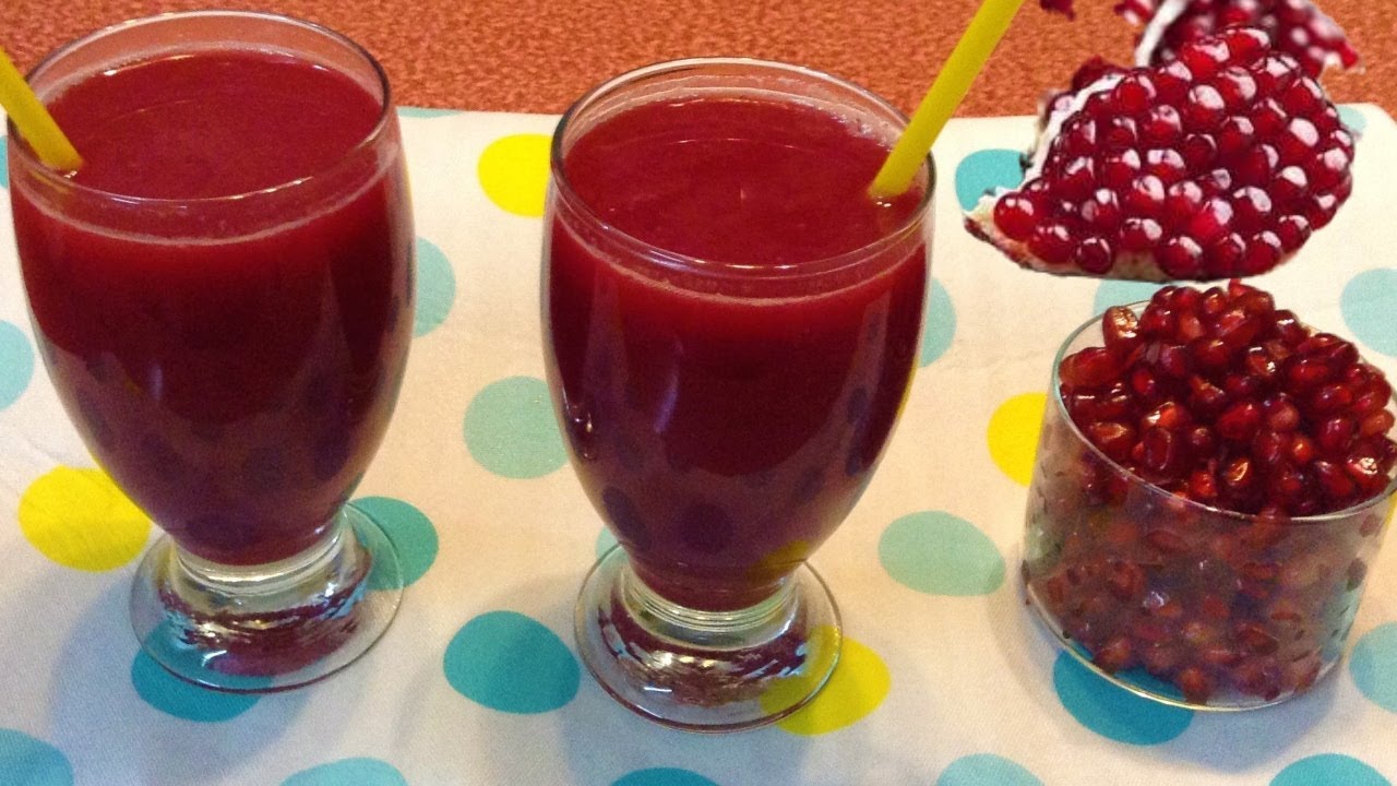 Pomegranate Juice Recipe Anar Ka Juice Kaise Banaye Fruit Juice