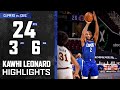Kawhi Leonard Stays Consistent and Drops 24 Points vs. Cleveland Cavaliers | LA Clippers
