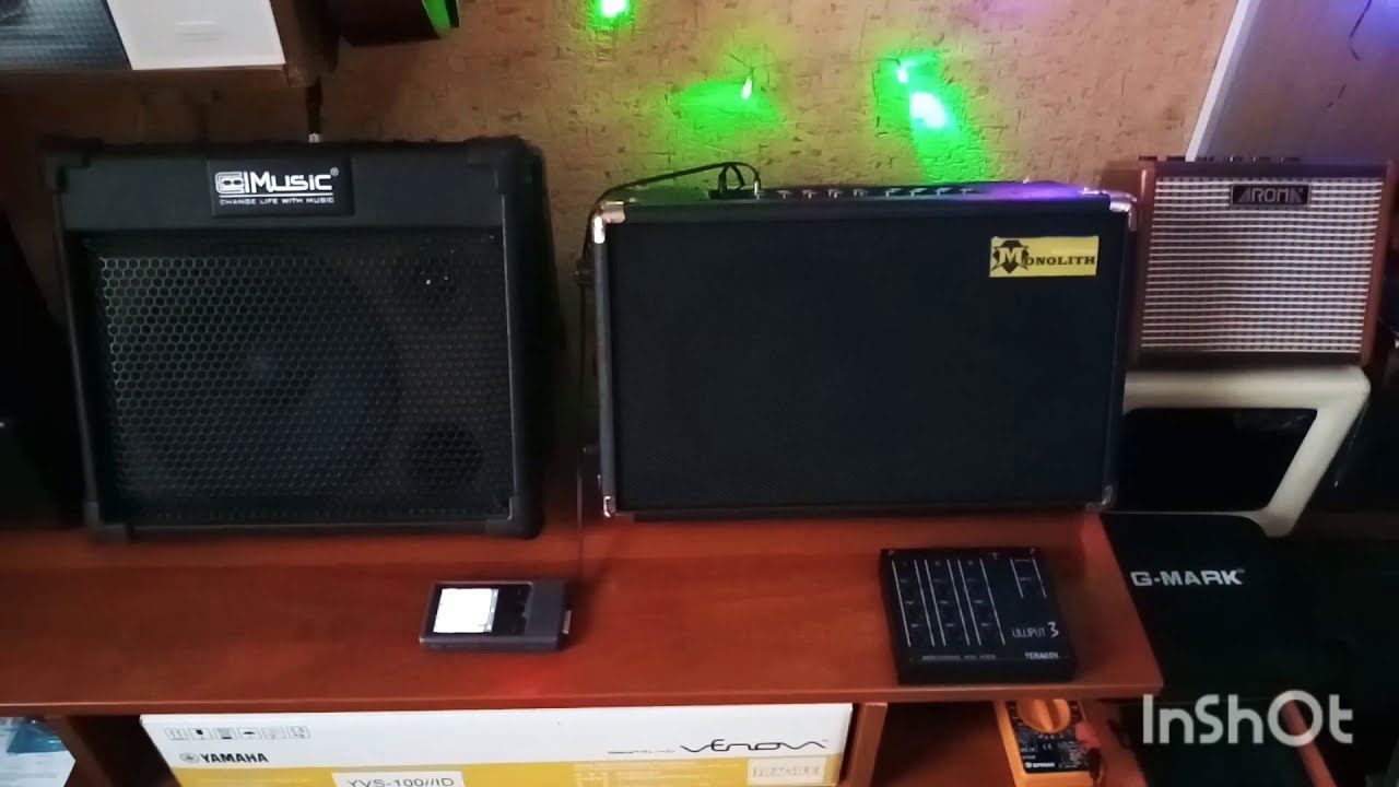 CoolMusic BP40 Guitar Amp Switch Аnd Monolith Road Star 30 (соединение через DJ Out разъем)