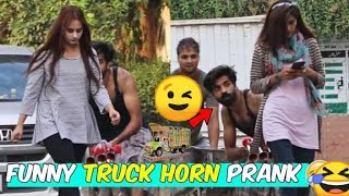 Truck Horn Prank 2021 | Very Funny Video | Prang Time
