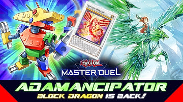 ADAMANCIPATOR - BLOCK DRAGON IS BACK‼️ [Yu-Gi-Oh! Master Duel]